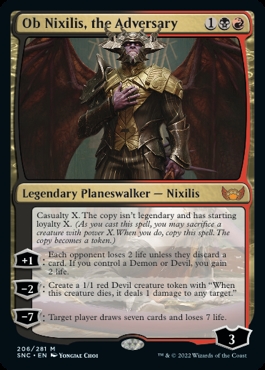 Ob Nixilis, the Adversary Streets of New Capenna